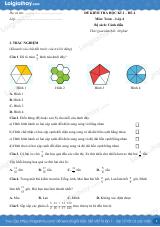 Đề thi học kì 2 Toán 4 Cánh diều - Đề số 4